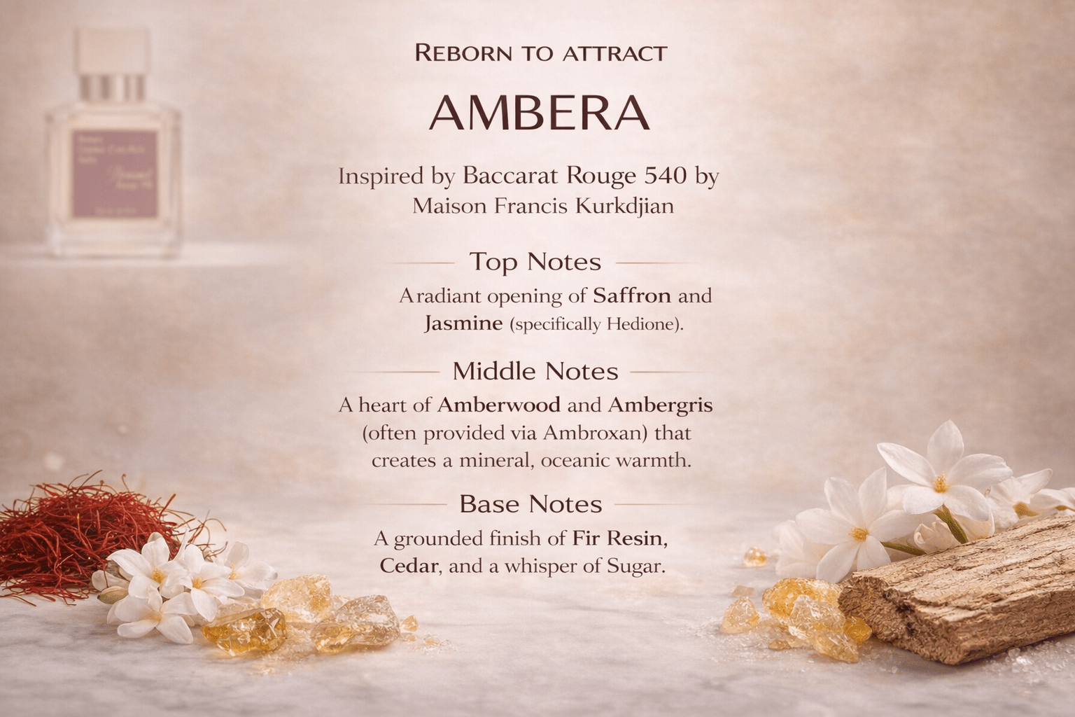 Ambera - Reborn Baccarat Rouge 540 by MFK - Born To Smell Good | BTSG