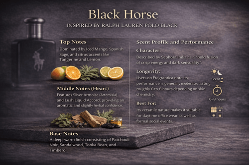 Black Horse - Reborn Polo Black by R Lrn - Born To Smell Good | BTSG