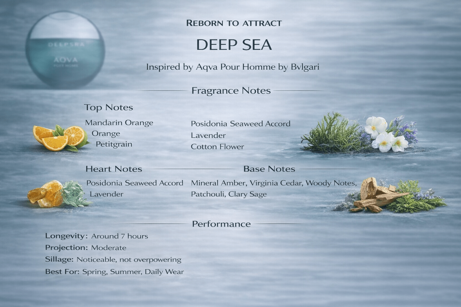 Deep Sea - Reborn Aqva Pour Homme by Bgri - Born To Smell Good | BTSG