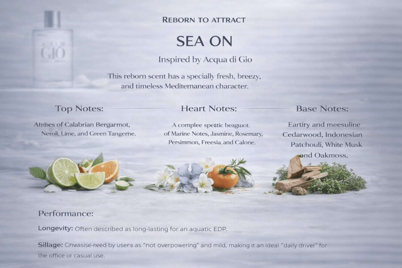 Sea On - Reborn Acqua di Gio by G A - Born To Smell Good | BTSG