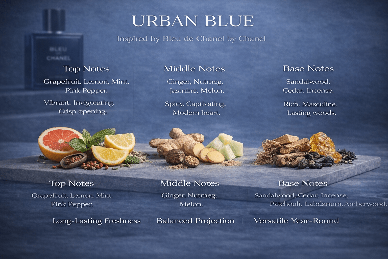 Urban Blue - Reborn Bleu de Chanel by Ch - Born To Smell Good | BTSG